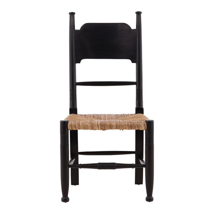 Strickland - Side Chair - Black / Light Brown