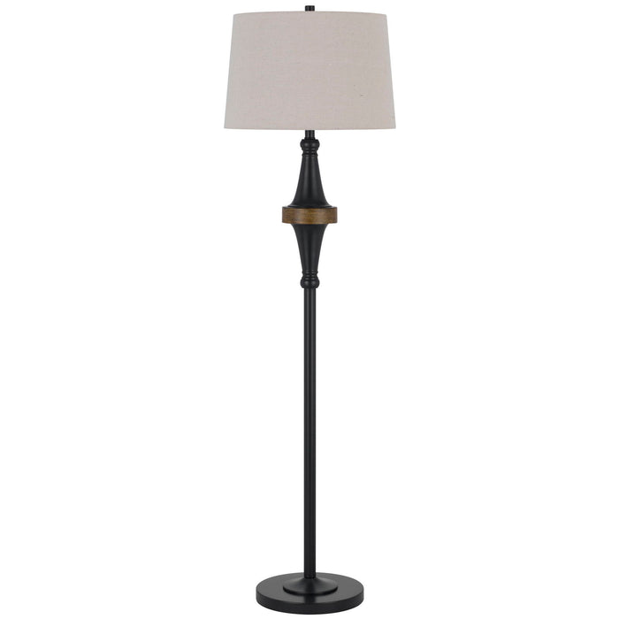 Arbor - 59.75" Height Metal Floor Lamp - Dark Bronze / Walnut Brown