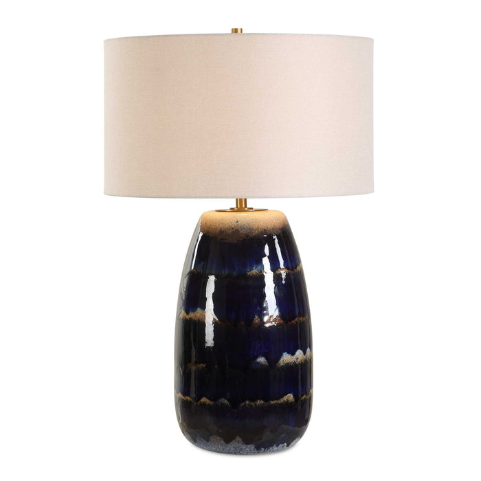 Orleans - Glaze Table Lamp - Blue