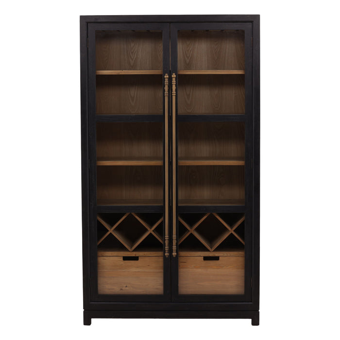 Merlot - Cabinet - Light Brown / Black