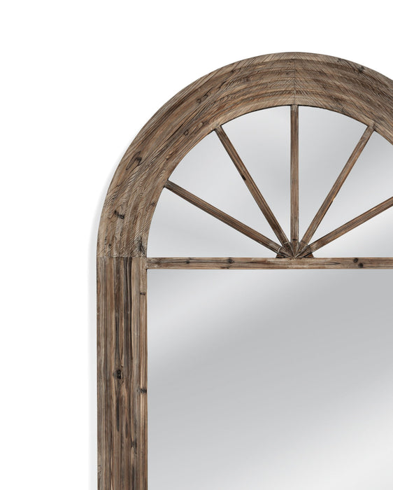 View - Floor Mirror - Brown