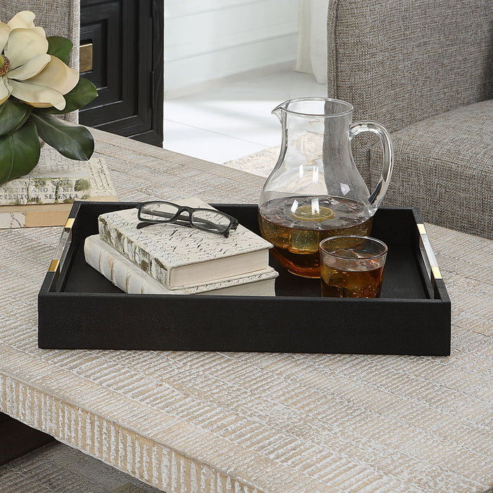 Wessex - Shagreen Tray - Black