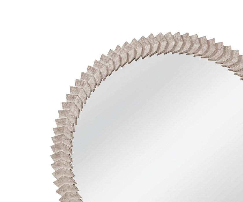 Claire - Wall Mirror - White Wash