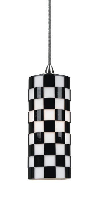 7.9" Height Metal Pendant - Rust