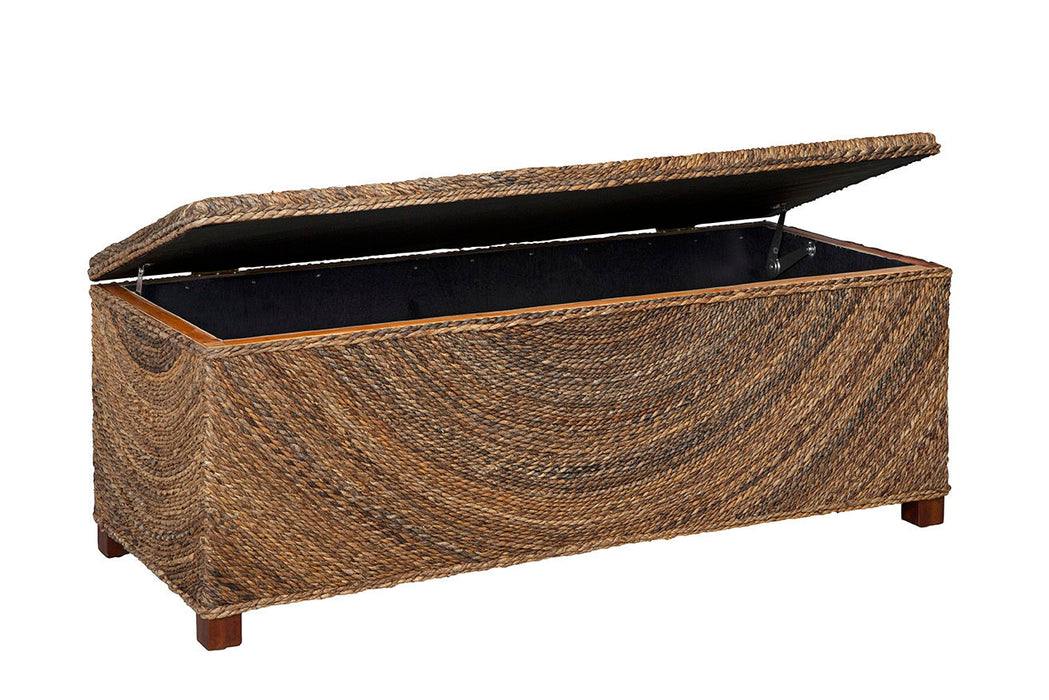 Madura - Storage Bench - Dark Brown