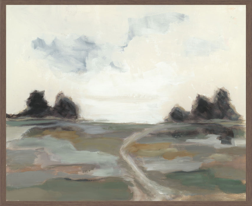 Field - 48" x 72" Painting By Buddy Whitlock - Gray / White