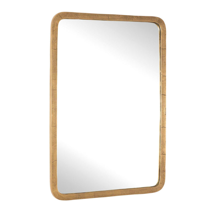 Vestry - Antique Brass Mirror - Brass / Gold