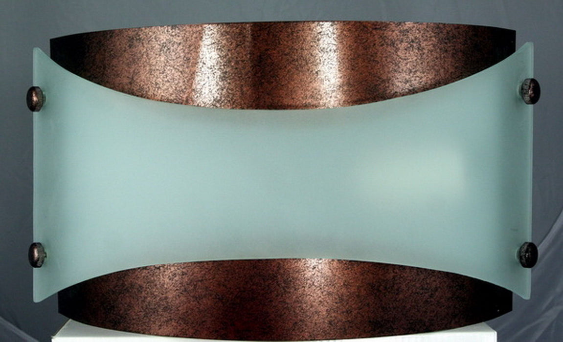 7" Height Metal Wall Lamp With Acrylic Plate