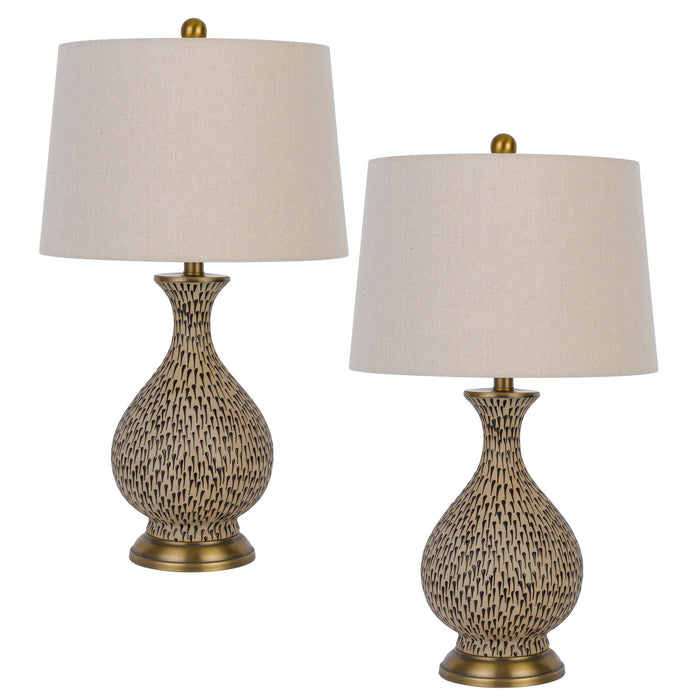 Orivesi - 26" Height Ceramic Table Lamp (Set of 2) - Terra Cotta