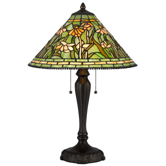 Milwood - 24" Height Resin Table Lamp - Bronze