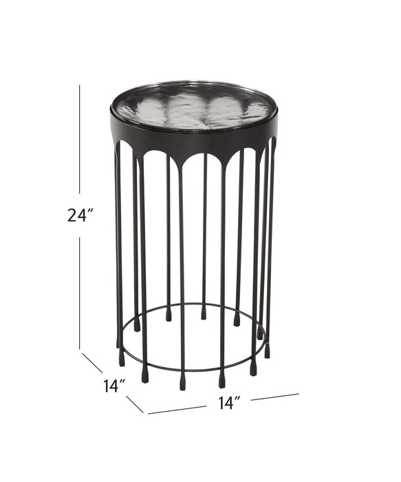Hartley - Accent Table - Matte Black
