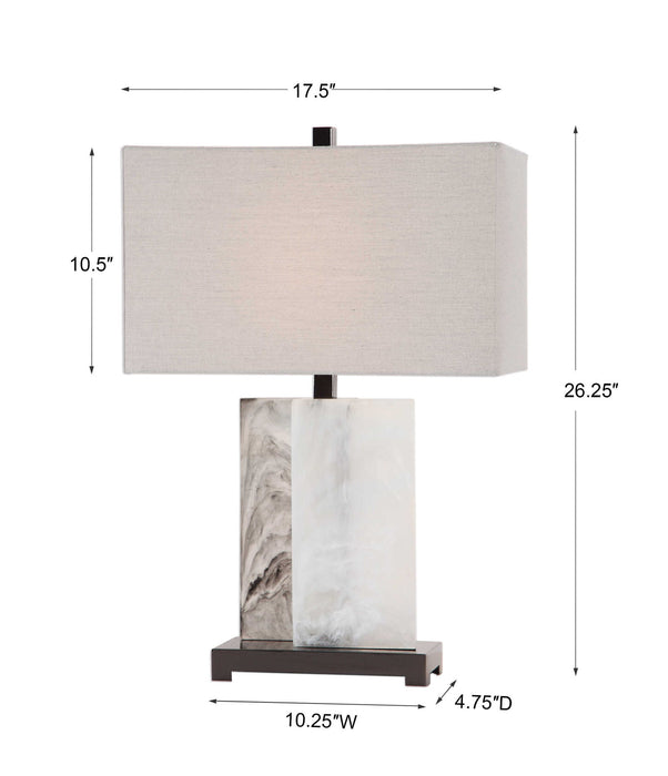 Vanda - Table Lamp - Pearl Silver