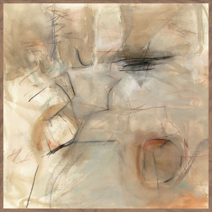 Ochre II - 48" x 48" Painting By Buddy Whitlock - Walnut