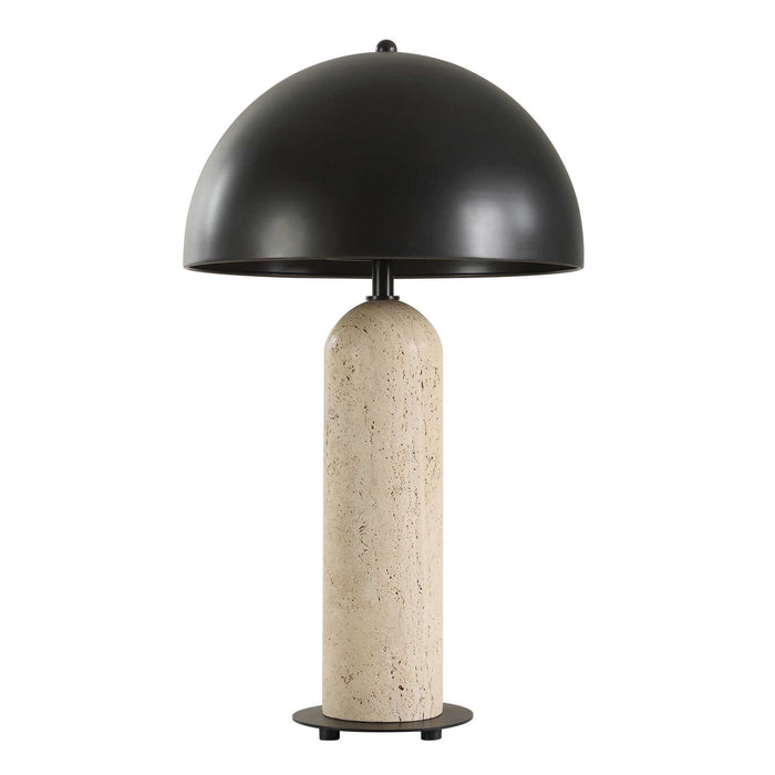 Tanaka - Indoor-Outdoor Table Lamp - Black / Beige