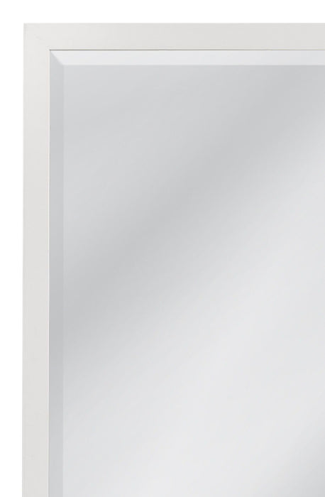 Emryn - Floor Mirror - Classic White