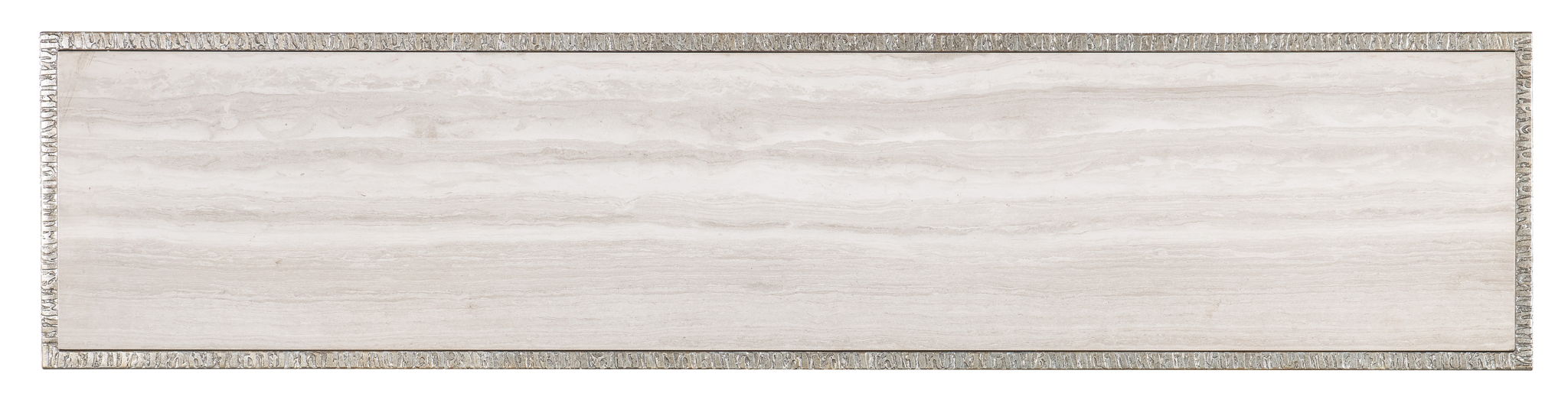 Melange - Sabre Console Table - Pearl Silver