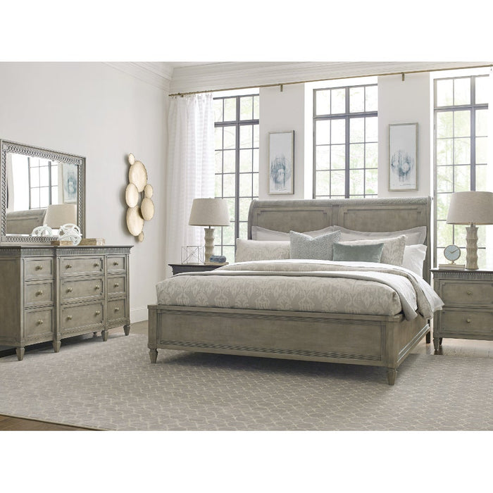 Savona King Anna Sleigh Bed