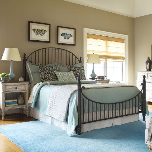 Weatherford King Cornsilk Catlins Metal Bed