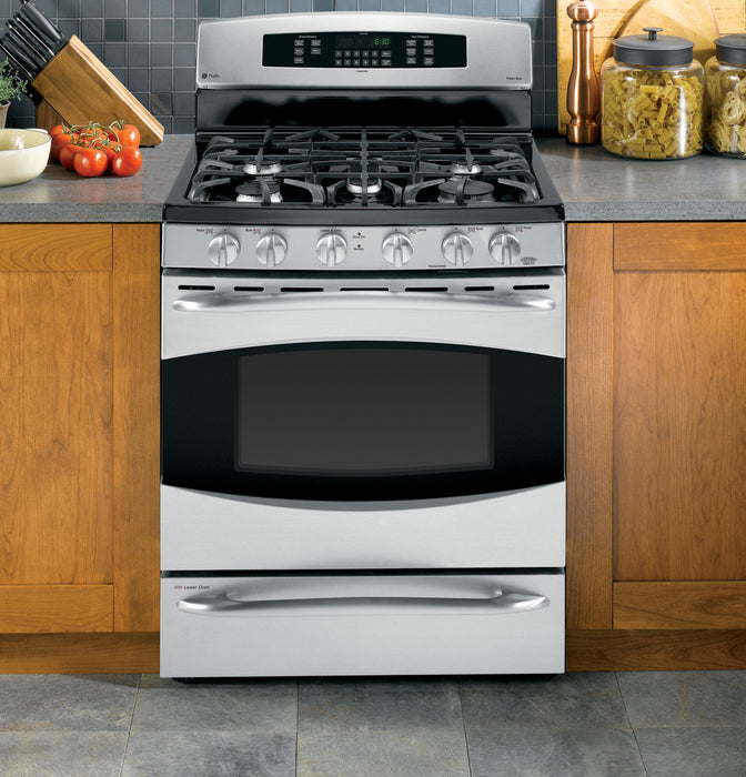 GE Profile™ 30" Dual-Fuel Free-Standing Range with Baking Drawer