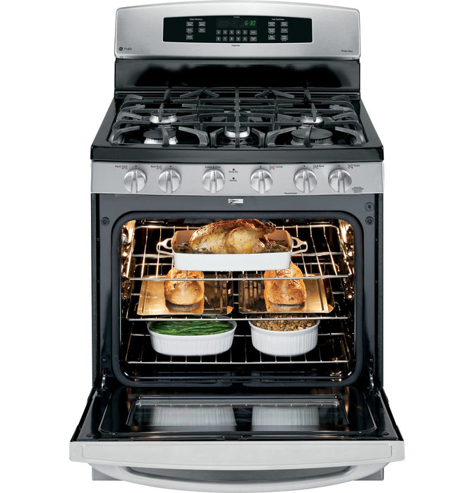 GE Profile™ 30" Dual-Fuel Free-Standing Range with Baking Drawer