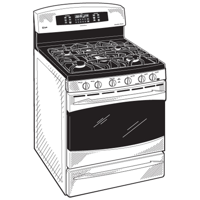 GE Profile™ 30" Dual-Fuel Free-Standing Range with Baking Drawer
