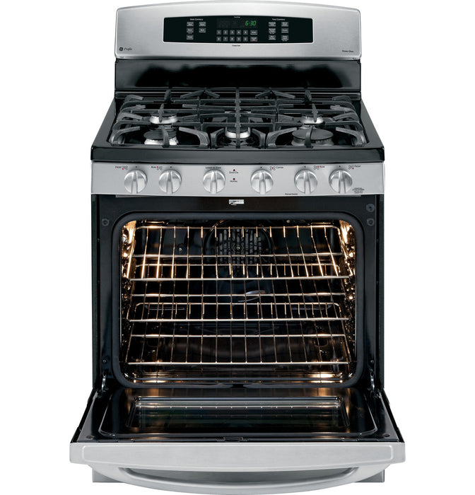 GE Profile™ 30" Dual-Fuel Free-Standing Range with Baking Drawer