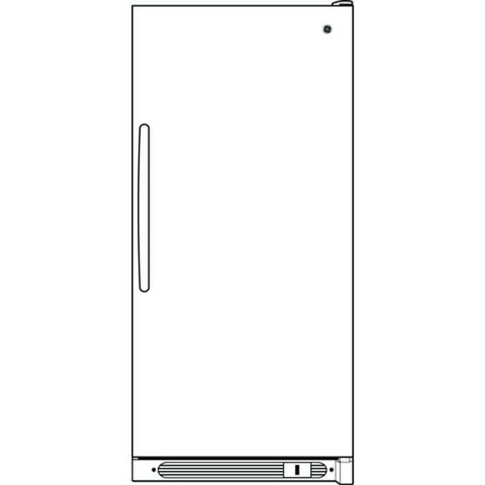 GE® 20.9 Cu. Ft. Manual Defrost Upright Freezer