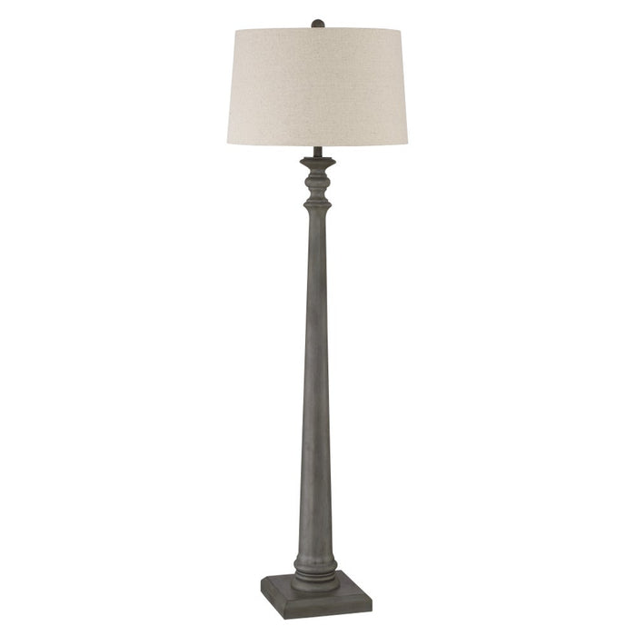 Grey Trace Floor Lamp