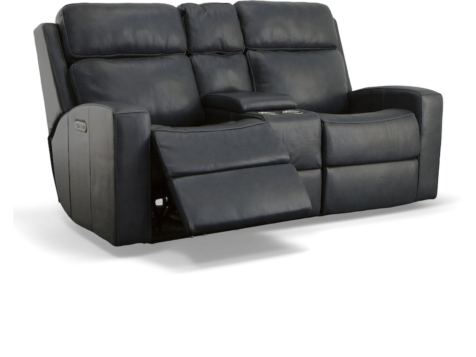 Cody Power Reclining Loveseat with Console and Power Headrests