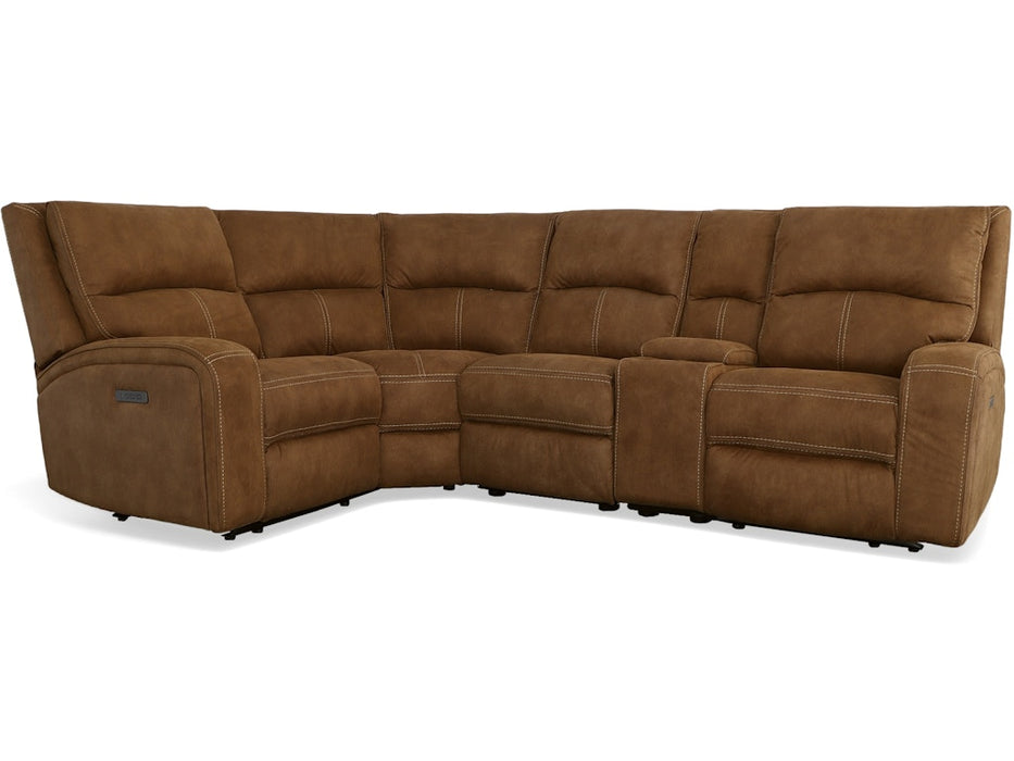 Nirvana Power Reclining Sectional with Power Headrests