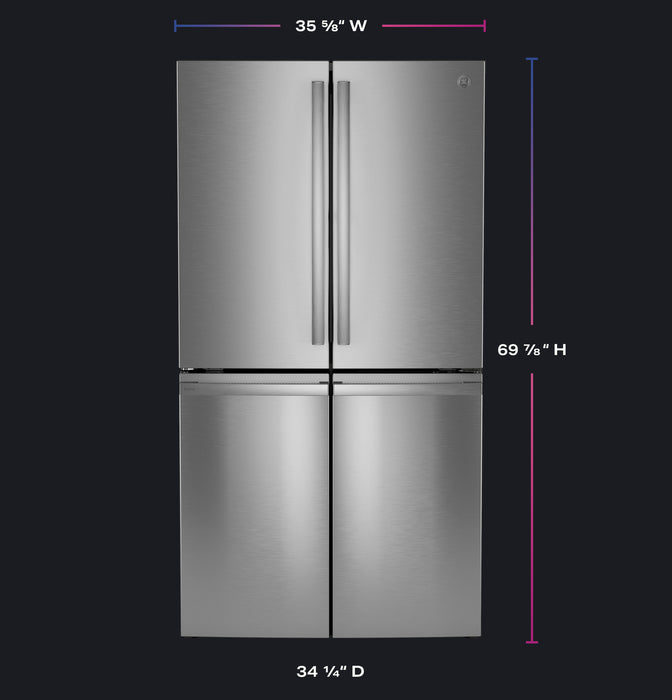 GE Profile™ Series ENERGY STAR® 28.4 Cu. Ft. Quad-Door Refrigerator with Dual-Dispense AutoFill Pitcher