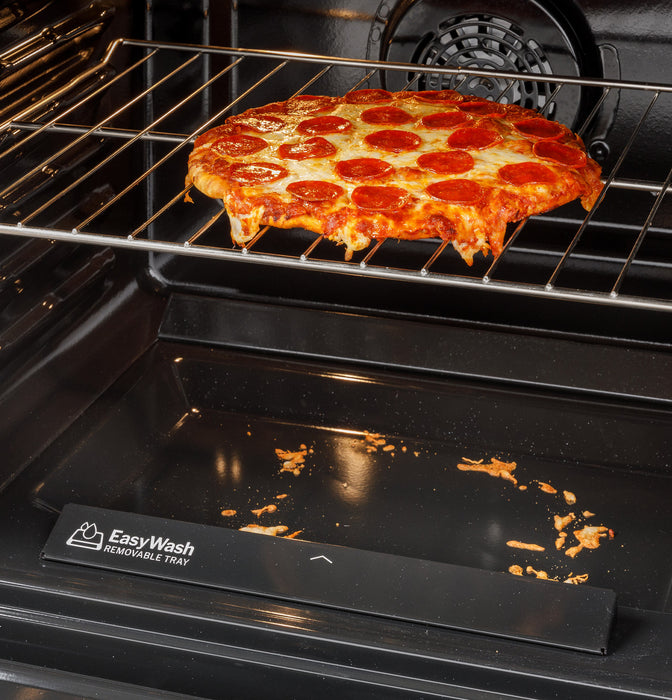 GE® 30" Slide-In Electric Convection Range with No Preheat Air Fry and EasyWash™ Oven Tray