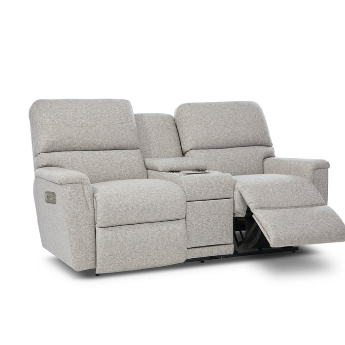 Ava Power Reclining Sofa w/ Console Headrest & Lumbar