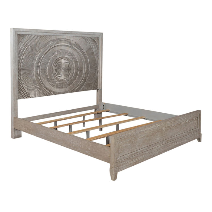 Belmar - King California Panel Bed, Dresser & Mirror