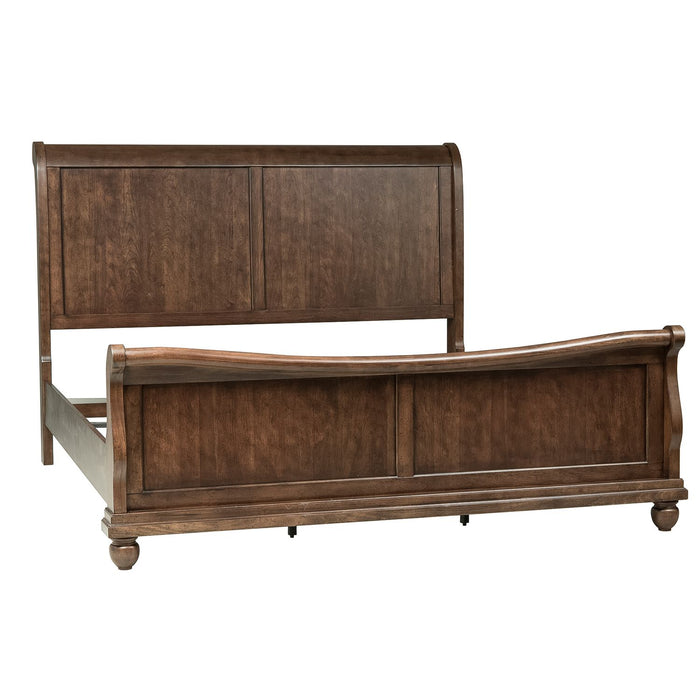 Rustic Traditions - King California Sleigh Bed