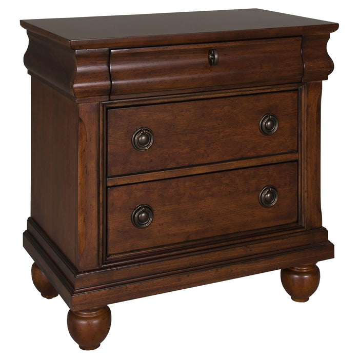 Rustic Traditions - Queen Sleigh Bed, Dresser & Mirror, Night Stand
