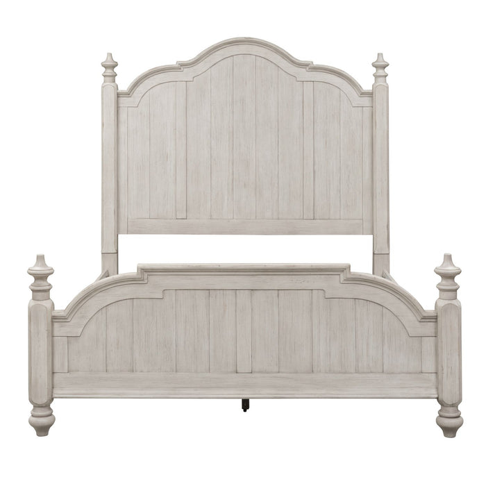 Farmhouse Reimagined - King Poster Bed, Dresser & Mirror