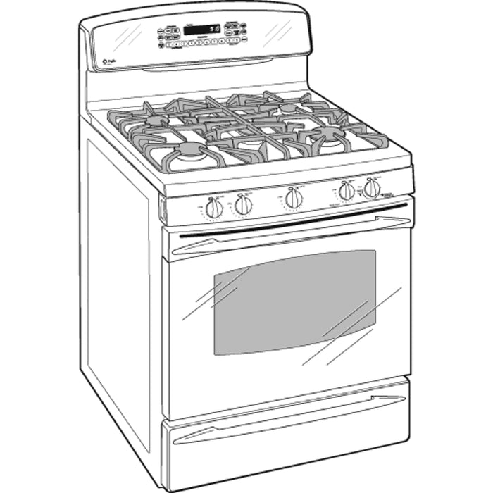 GE Profile™ 30" Free-Standing Self Clean Convection Gas Range with Warming Drawer