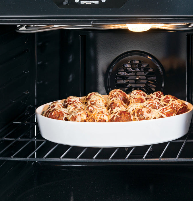 GE Profile™ Series 30" Free-Standing Electric Convection Range with Warming Drawer