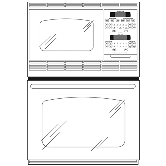 GE® 27" Built-In Double Microwave/Thermal Wall Oven
