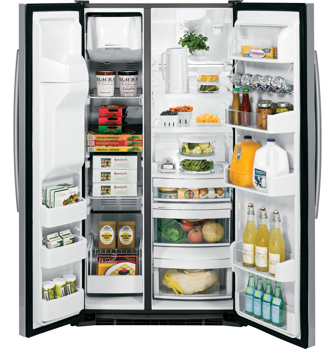 GE® 22.7 Cu. Ft. Counter-Depth Side-By-Side Refrigerator