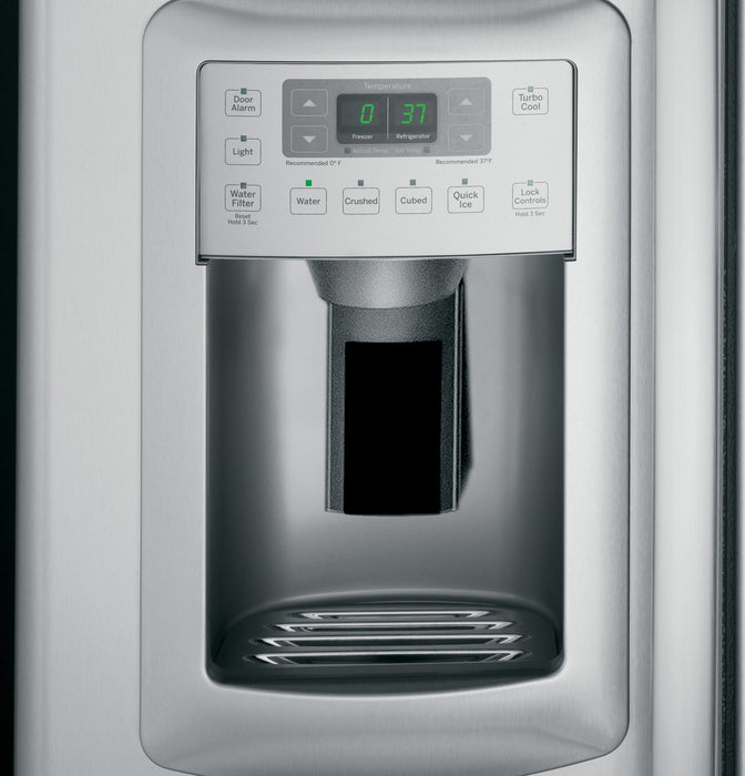 GE® 22.7 Cu. Ft. Counter-Depth Side-By-Side Refrigerator