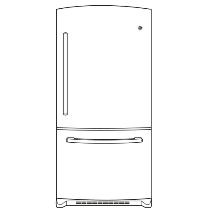 GE® 20.3 Cu. Ft. Bottom Freezer Refrigerator