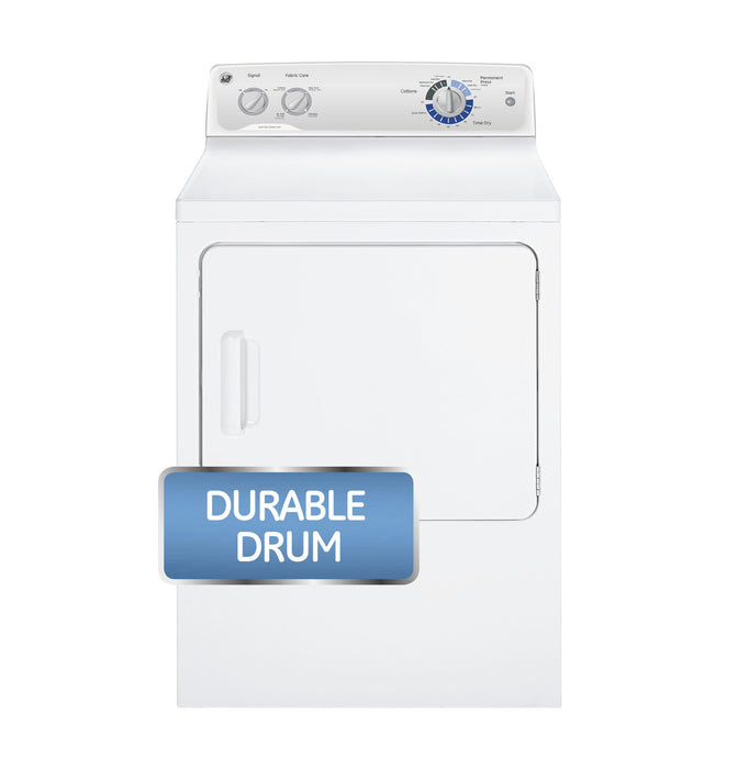 GE® 6.8 cu. ft. capacity Dura Drum electric dryer