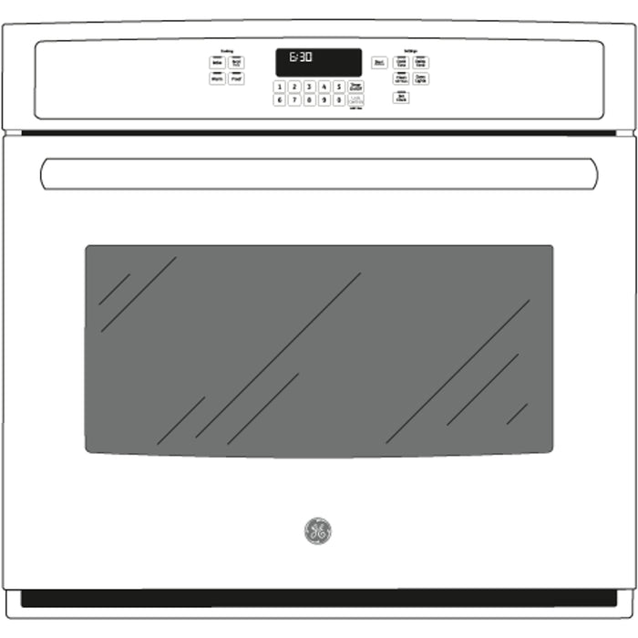 GE® 27" Built-In Single Convection Wall Oven