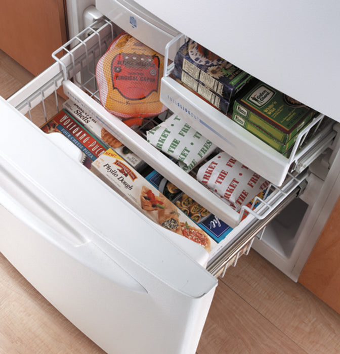 GE Profile™ ENERGY STAR® 22.2 Cu. Ft. Bottom-Freezer Drawer Refrigerator with Internal Dispenser