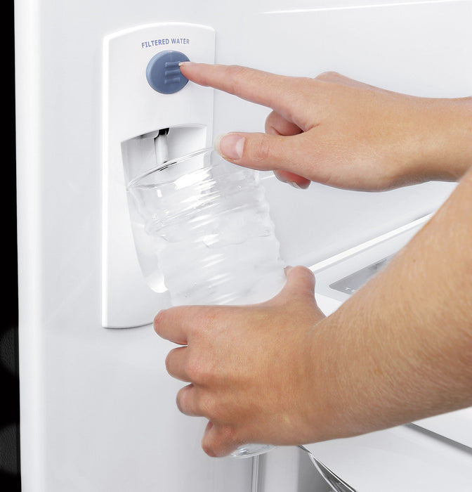 GE Profile™ ENERGY STAR® 22.2 Cu. Ft. Bottom-Freezer Drawer Refrigerator with Internal Dispenser