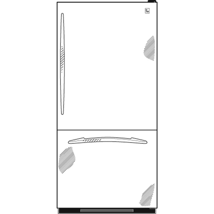 GE Profile™ ENERGY STAR® 22.2 Cu. Ft. Bottom-Freezer Drawer Refrigerator with Internal Dispenser