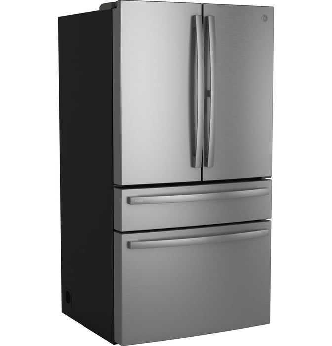 GE Profile™ Series ENERGY STAR® 29 Cu. Ft. Smart Fingerprint Resistant 4-Door French-Door Refrigerator with Door In Door