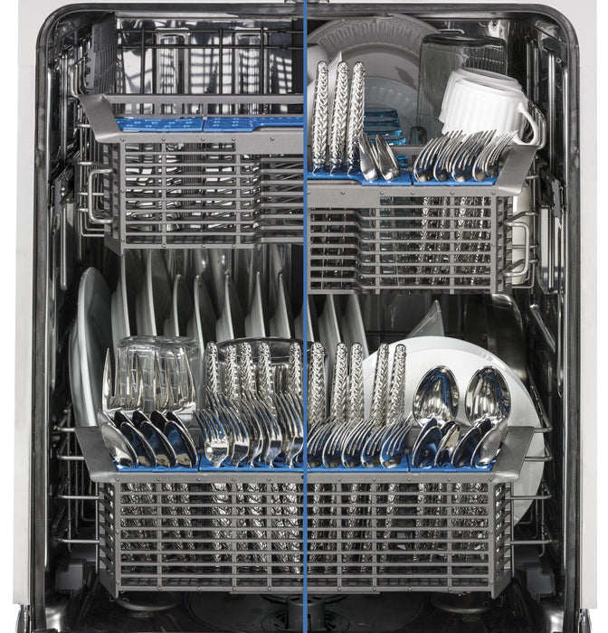 GE® Stainless Steel Interior Dishwasher with Front Controls